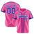 Custom Pink Blue White Baseball Jersey