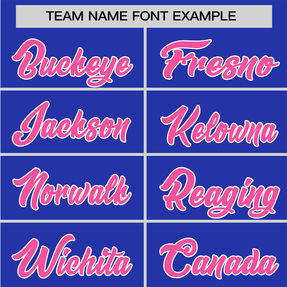 Custom Royal Blue Pink White Baseball Jersey