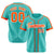 Custom Bright Green Orange White Baseball Jersey