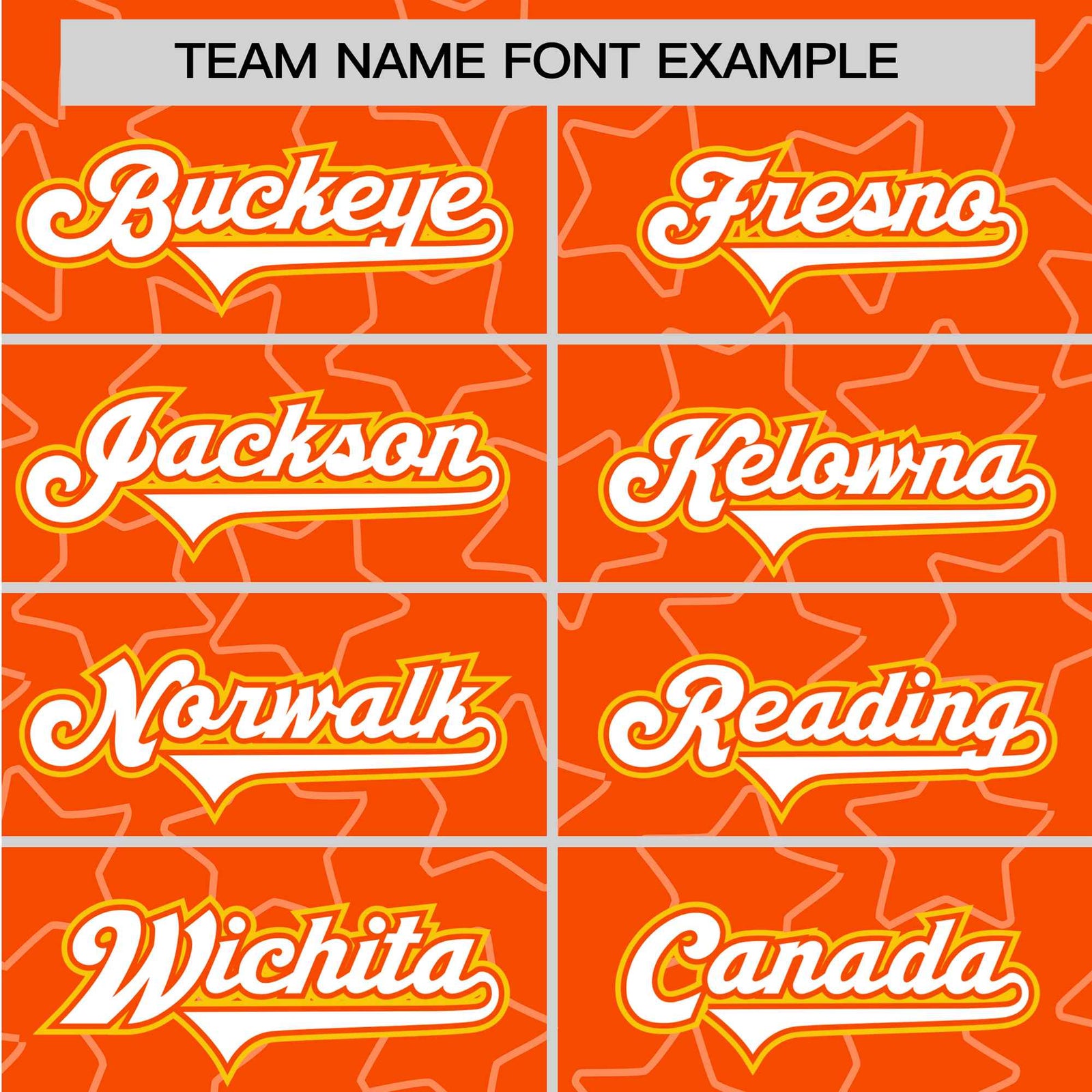 Custom Star Orange White-Gold Baseball Jersey Button Down Shirt Personalized for Adults/Youth