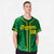 Custom Star Green Gold Baseball Jersey Button Down Shirt Personalized for Adults/Youth