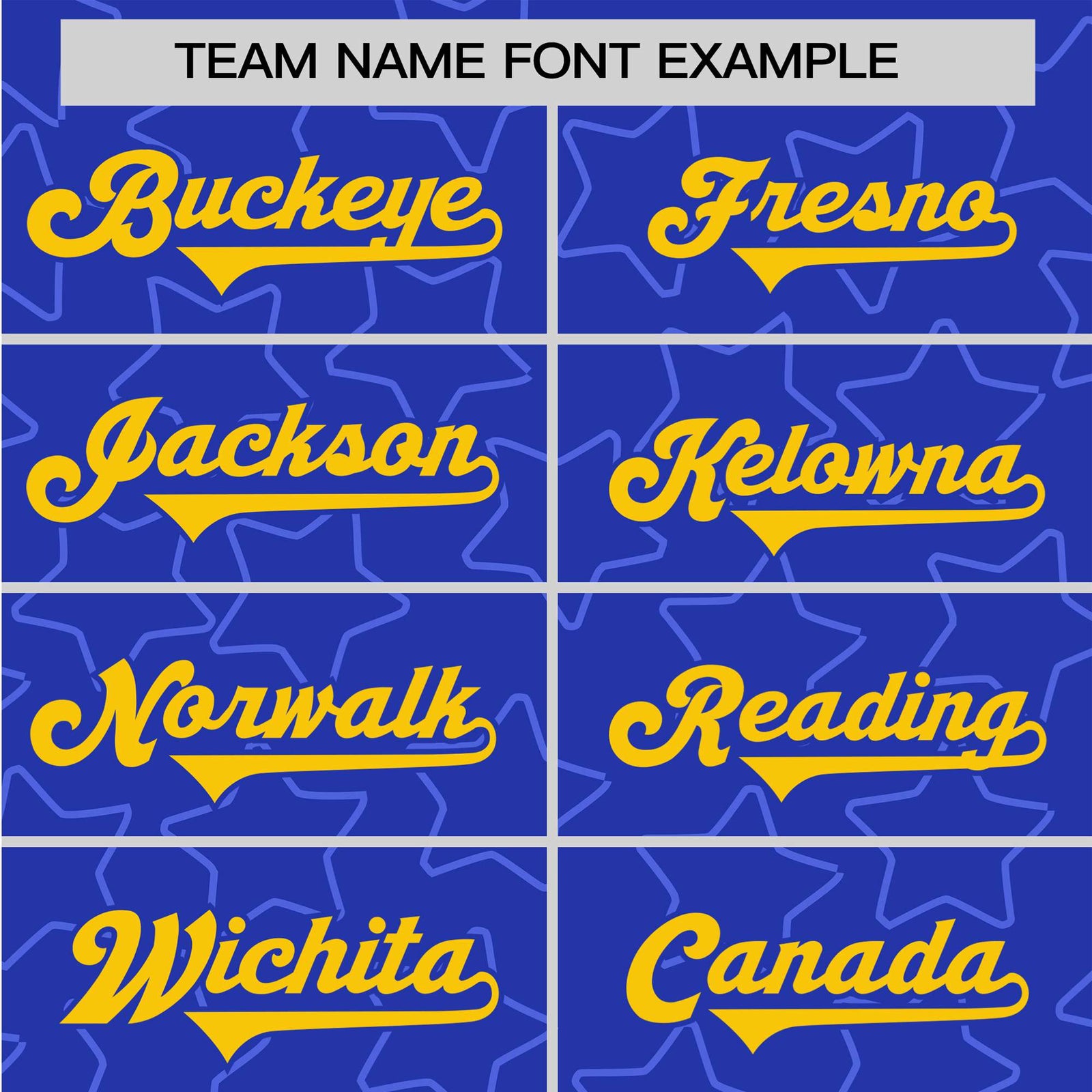 Custom Star Blue Gold Baseball Jersey Button Down Shirt Personalized for Adults/Youth