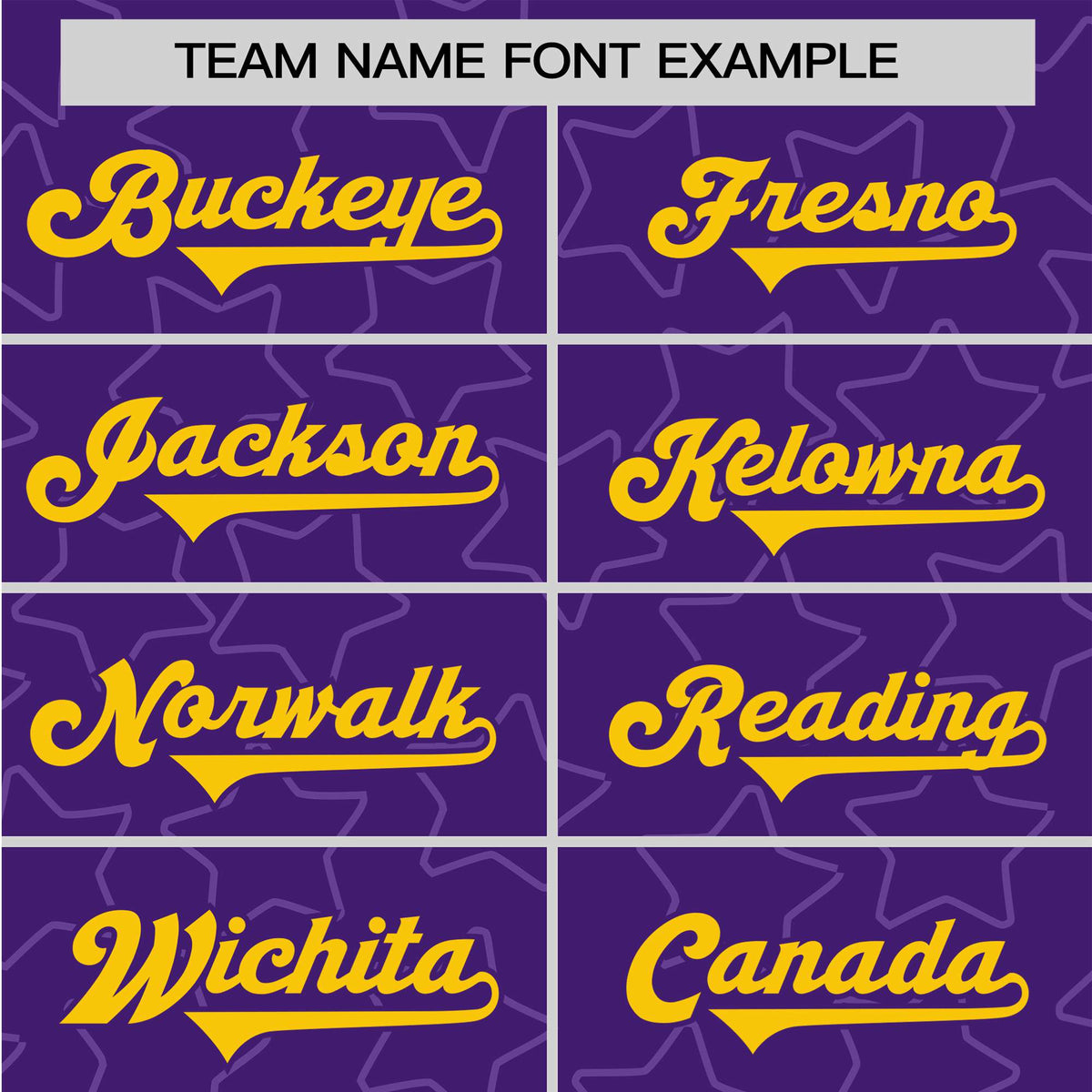 Custom Star Purple Gold Baseball Jersey Button Down Shirt Personalized for Adults/Youth