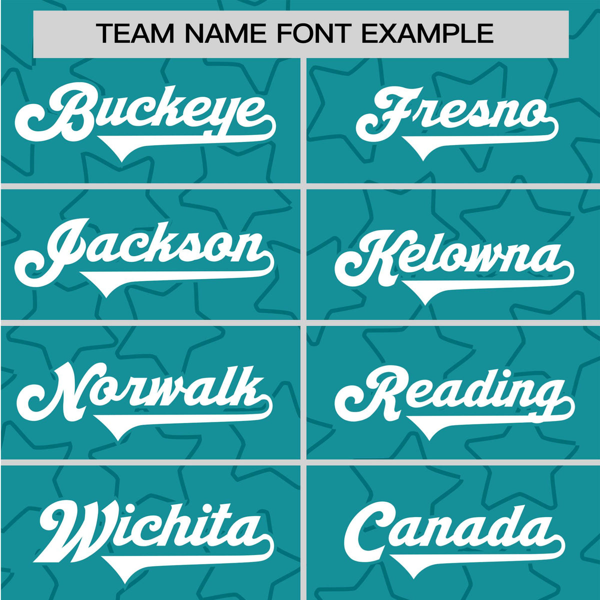 Custom Star Turquoise White Baseball Jersey Button Down Shirt Personalized for Adults/Youth