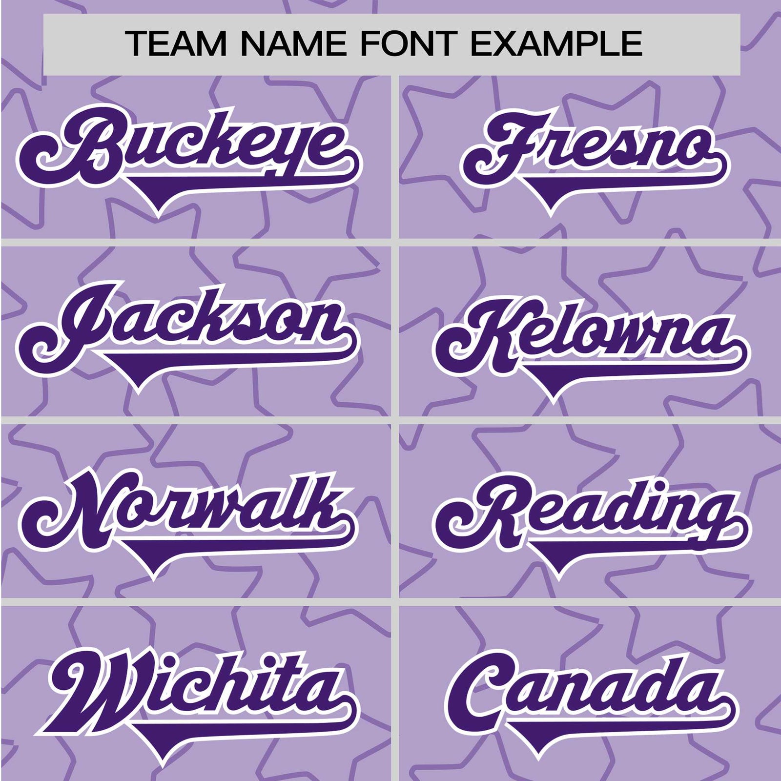 Custom Star Lavender Purple Baseball Jersey Button Down Shirt Personalized for Adults/Youth