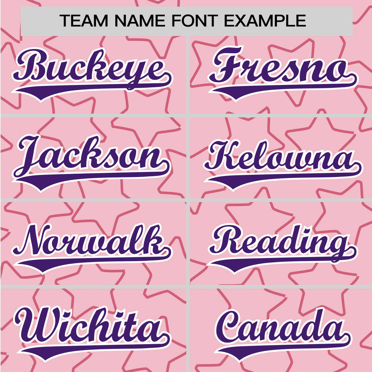 Custom Star Pink violet Baseball Jersey Button Down Shirt Personalized for Adults/Youth