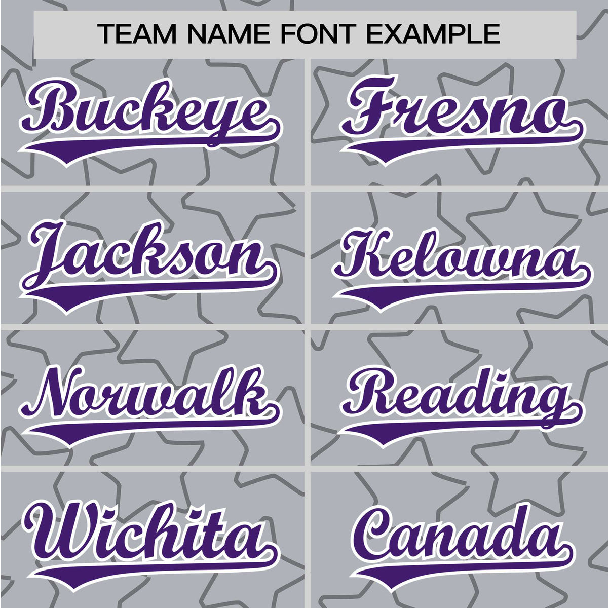 Custom Star Gray Violet Baseball Jersey Button Down Shirt Personalized for Adults/Youth