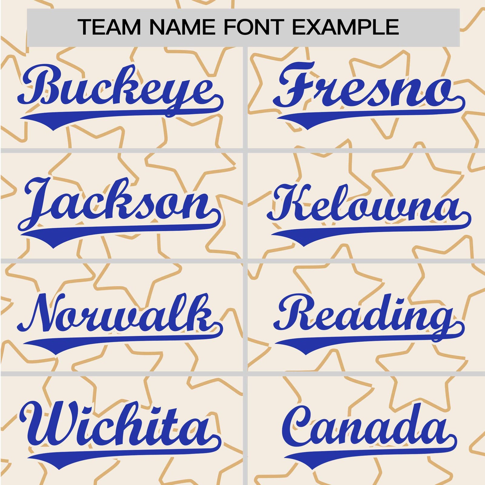 Custom Star Cream Blue Baseball Jersey Button Down Shirt Personalized for Adults/Youth