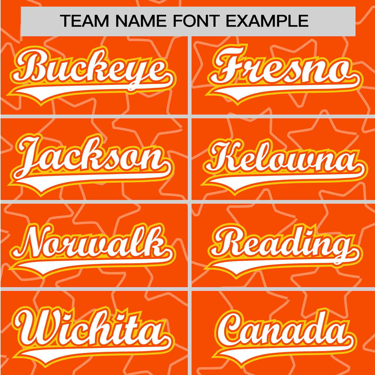 Custom Star Orange White-Gold Baseball Jersey Button Down Shirt Personalized for Adults/Youth