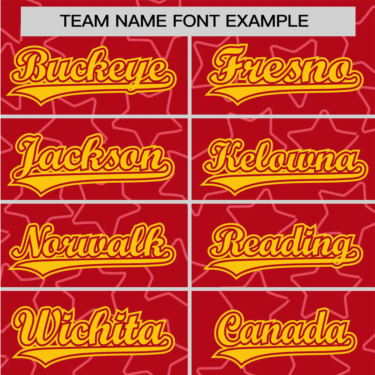 Custom Star Red Gold Baseball Jersey Button Down Shirt Personalized for Adults/Youth