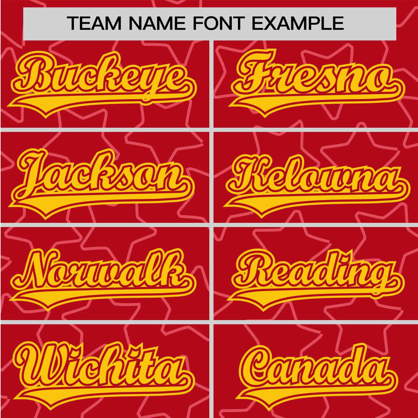 Custom Star Red Gold Baseball Jersey Button Down Shirt Personalized for Adults/Youth