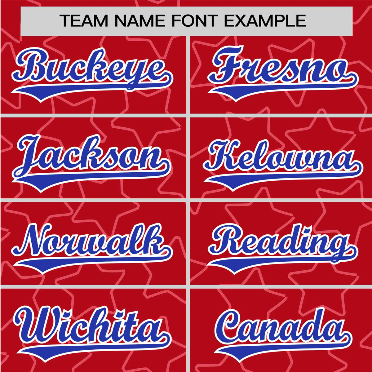 Custom Star Red Blue Baseball Jersey Button Down Shirt Personalized for Adults/Youth