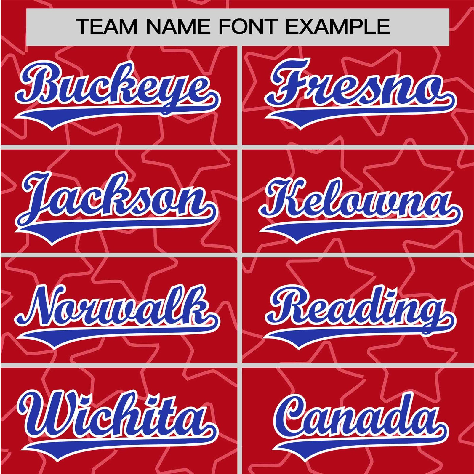 Custom Star Red Blue Baseball Jersey Button Down Shirt Personalized for Adults/Youth