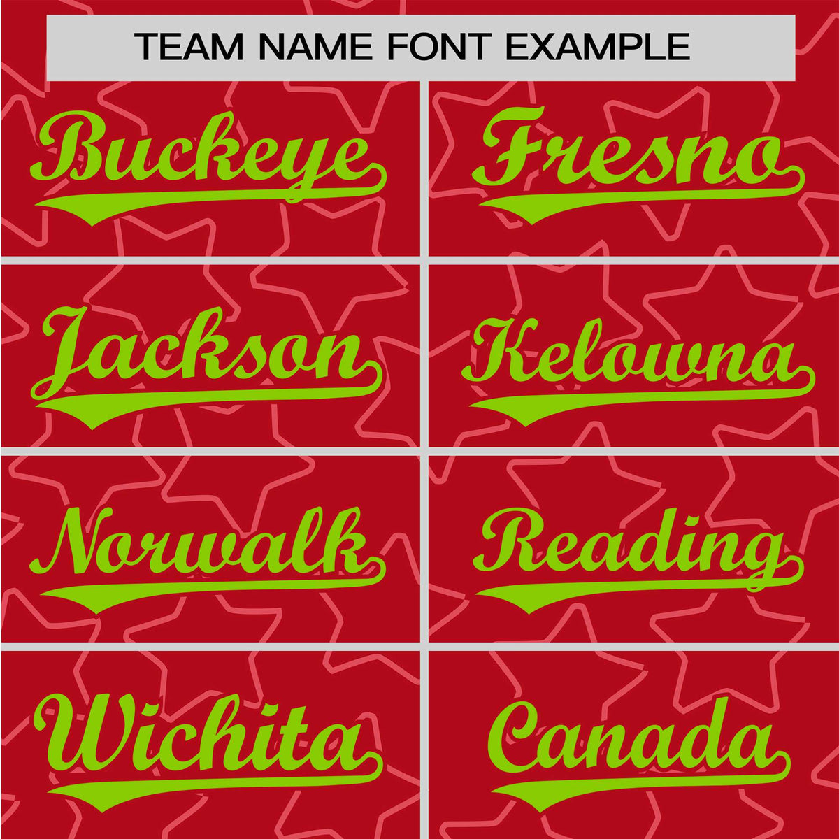 Custom Star Red Lime-Green Baseball Jersey Button Down Shirt Personalized for Adults/Youth