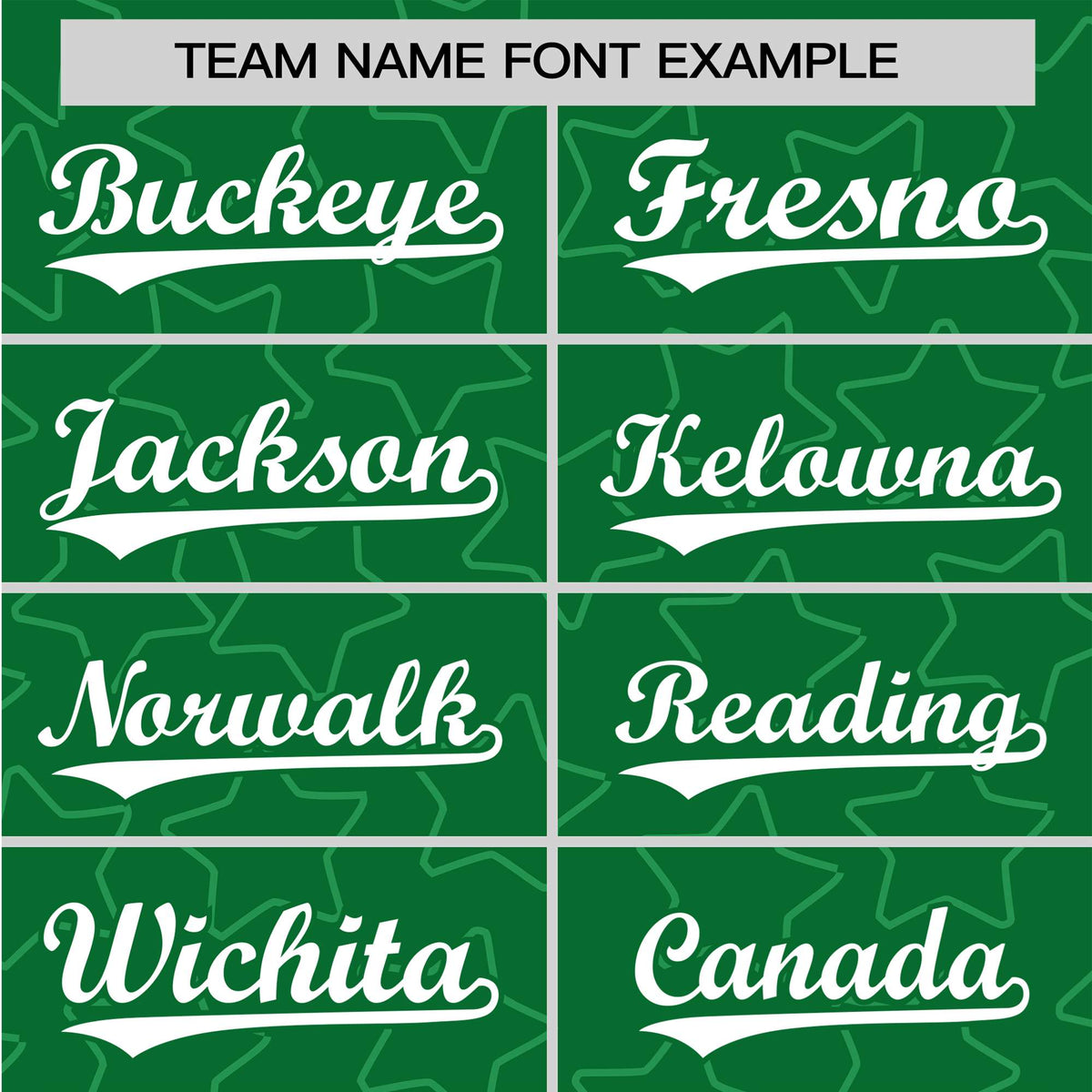 Custom Star Green White Baseball Jersey Button Down Shirt Personalized for Adults/Youth