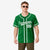 Custom Star Green White Baseball Jersey Button Down Shirt Personalized for Adults/Youth