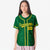 Custom Star Green Gold Baseball Jersey Button Down Shirt Personalized for Adults/Youth