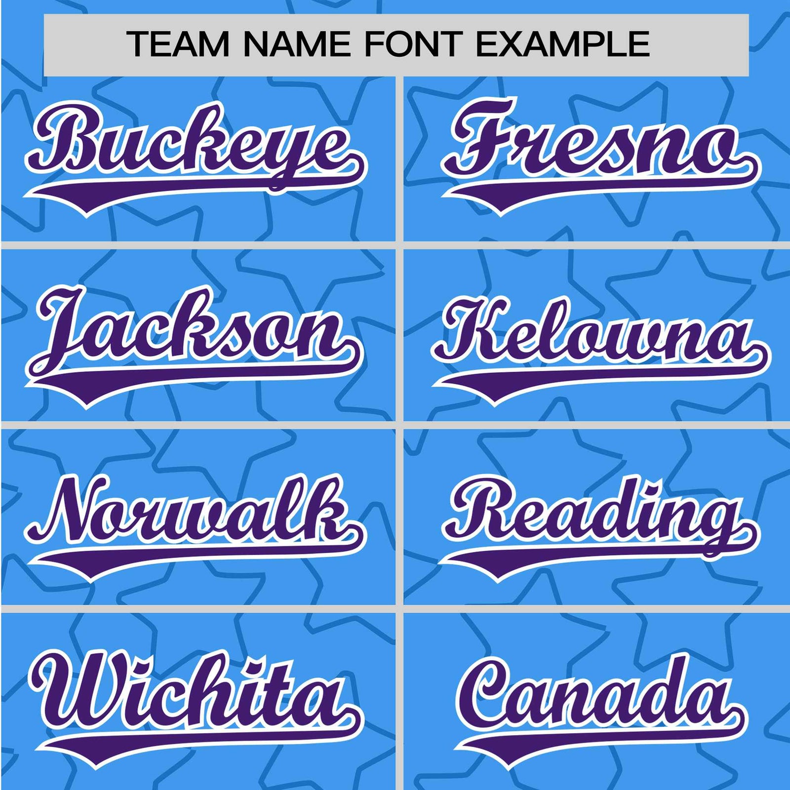 Custom Star Blue Purple Baseball Jersey Button Down Shirt Personalized for Adults/Youth