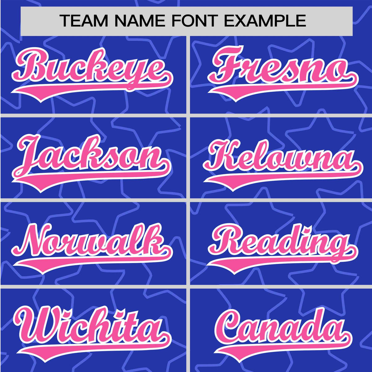 Custom Star Blue Pink Baseball Jersey Button Down Shirt Personalized for Adults/Youth