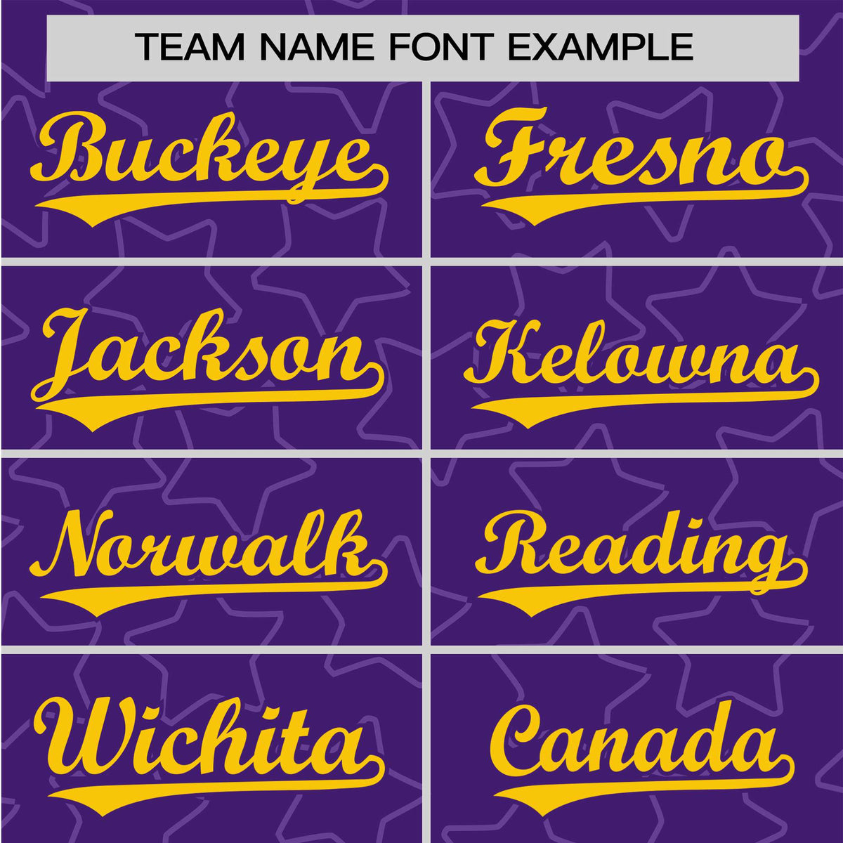 Custom Star Purple Gold Baseball Jersey Button Down Shirt Personalized for Adults/Youth