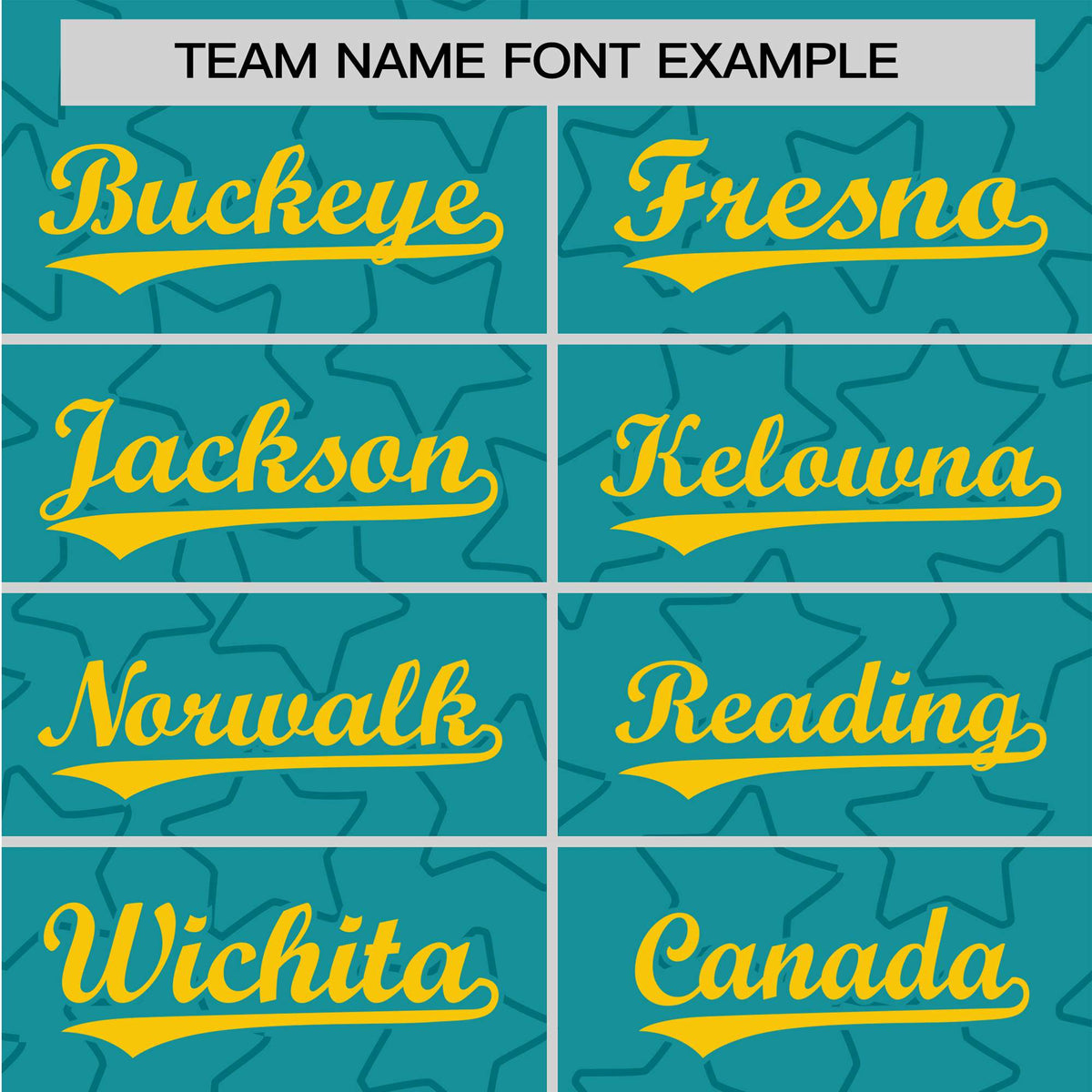 Custom Star Turquoise Gold Baseball Jersey Button Down Shirt Personalized for Adults/Youth