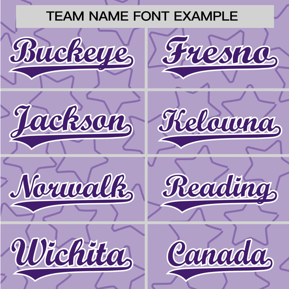 Custom Star Lavender Purple Baseball Jersey Button Down Shirt Personalized for Adults/Youth