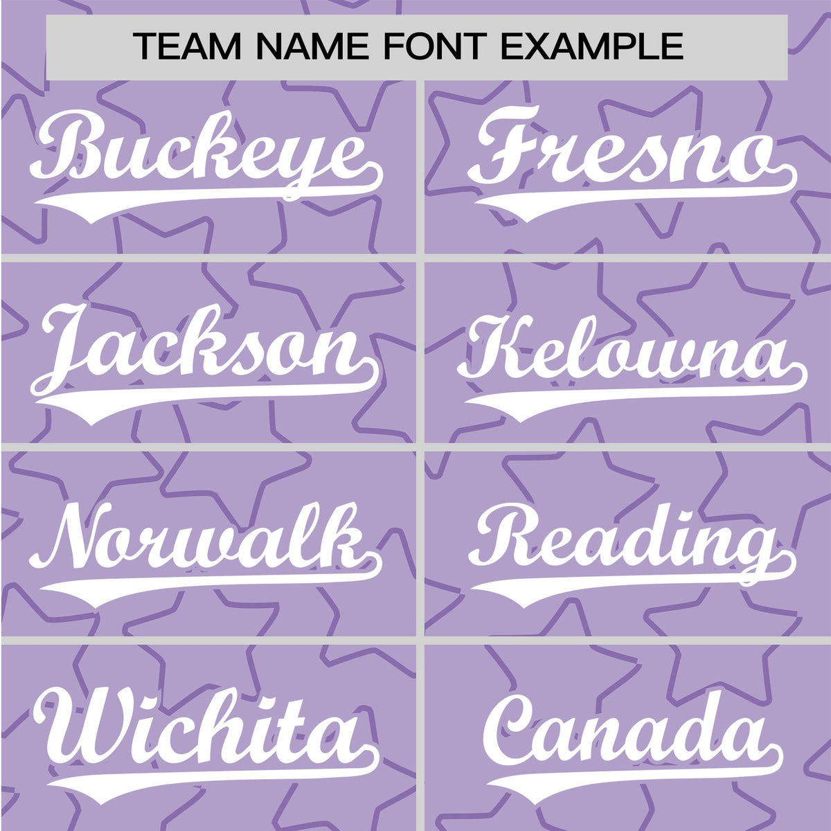 Custom Star Lavender White Baseball Jersey Button Down Shirt Personalized for Adults/Youth