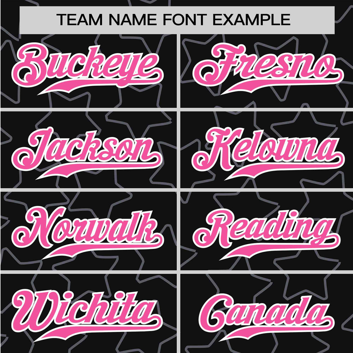 Custom Star Black Pink Baseball Jersey Button Down Shirt Personalized for Adults/Youth