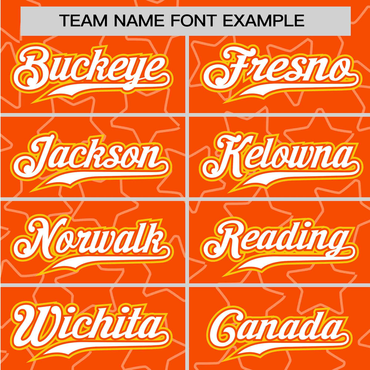 Custom Star Orange White-Gold Baseball Jersey Button Down Shirt Personalized for Adults/Youth