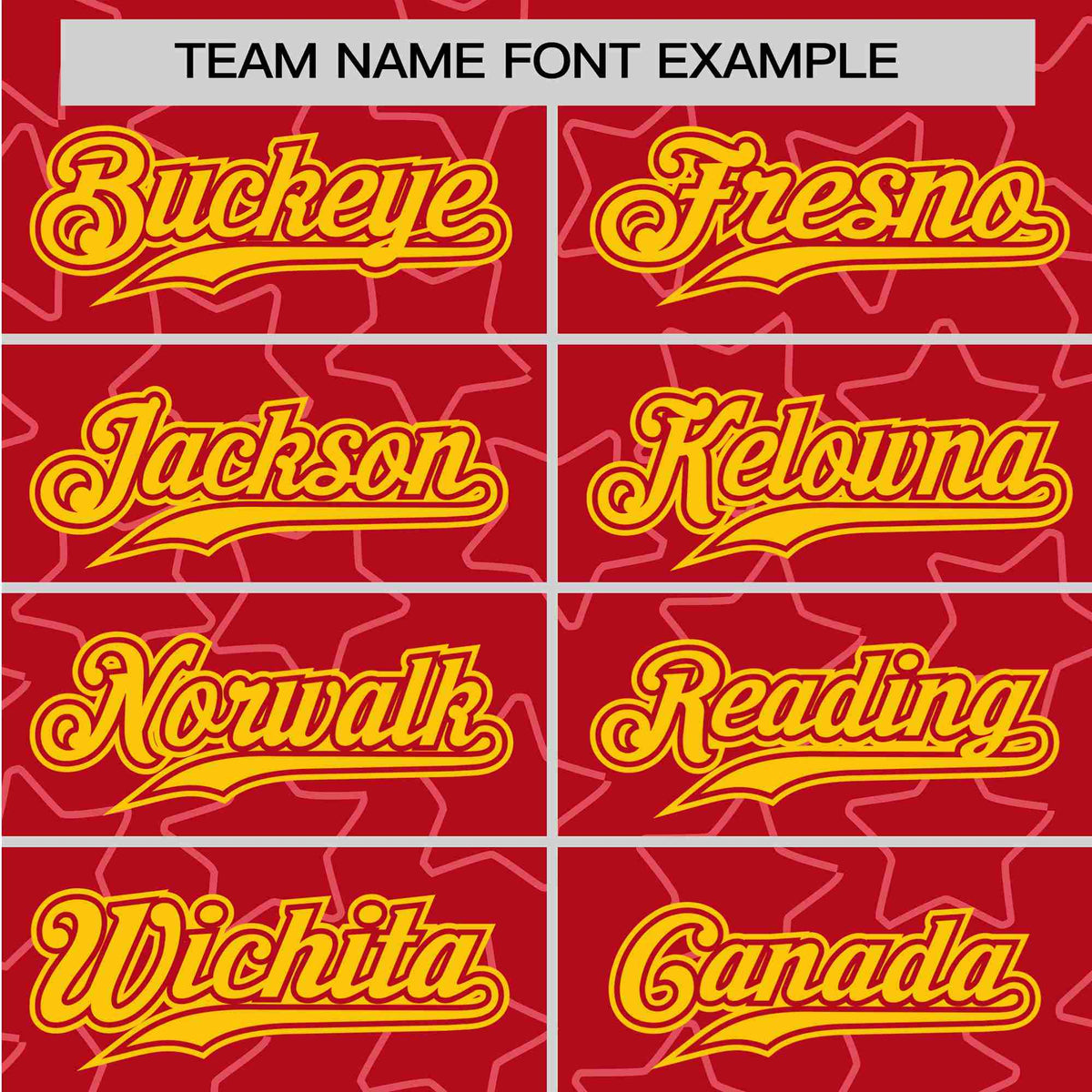 Custom Star Red Gold Baseball Jersey Button Down Shirt Personalized for Adults/Youth