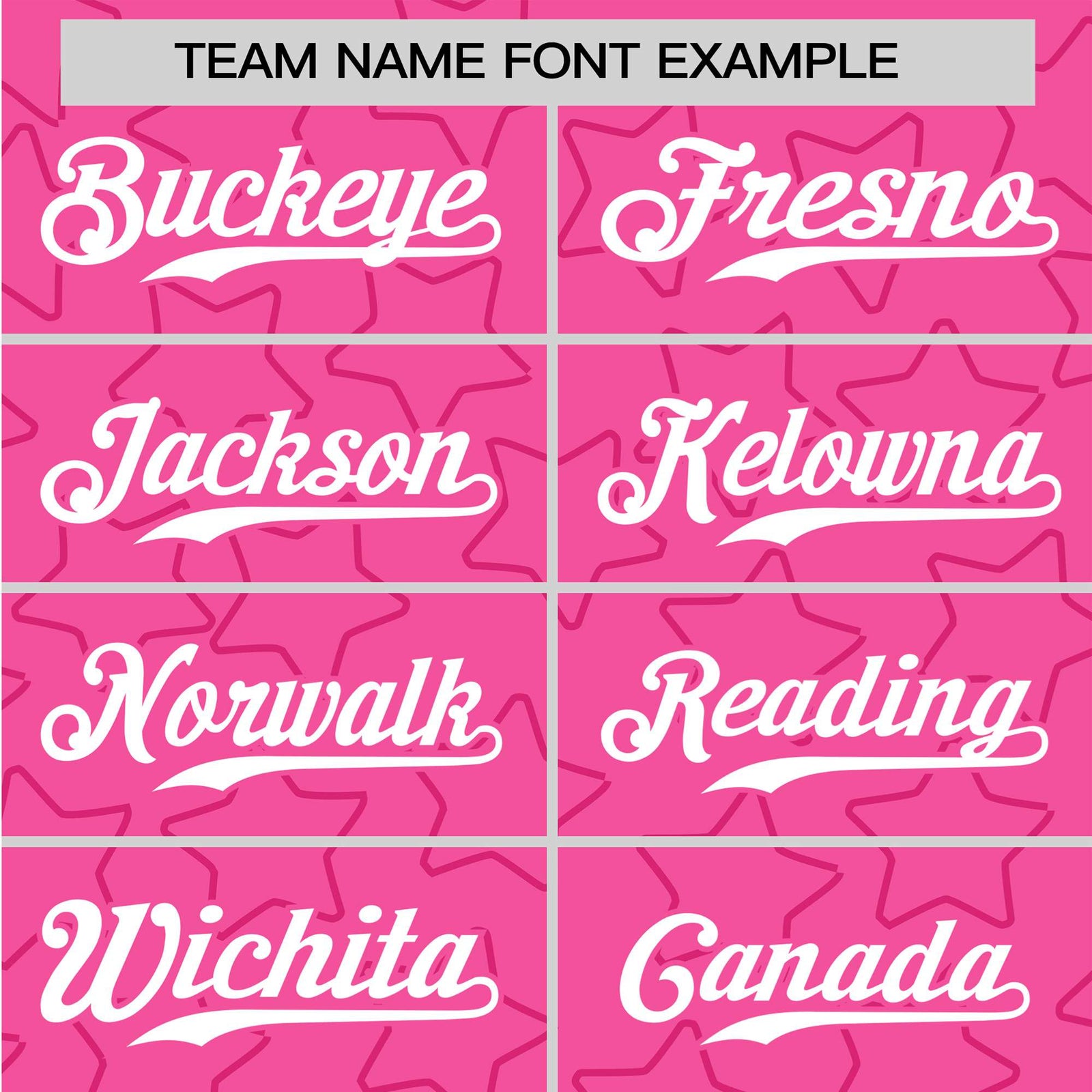 Custom Star Pink White Baseball Jersey Button Down Shirt Personalized for Adults/Youth