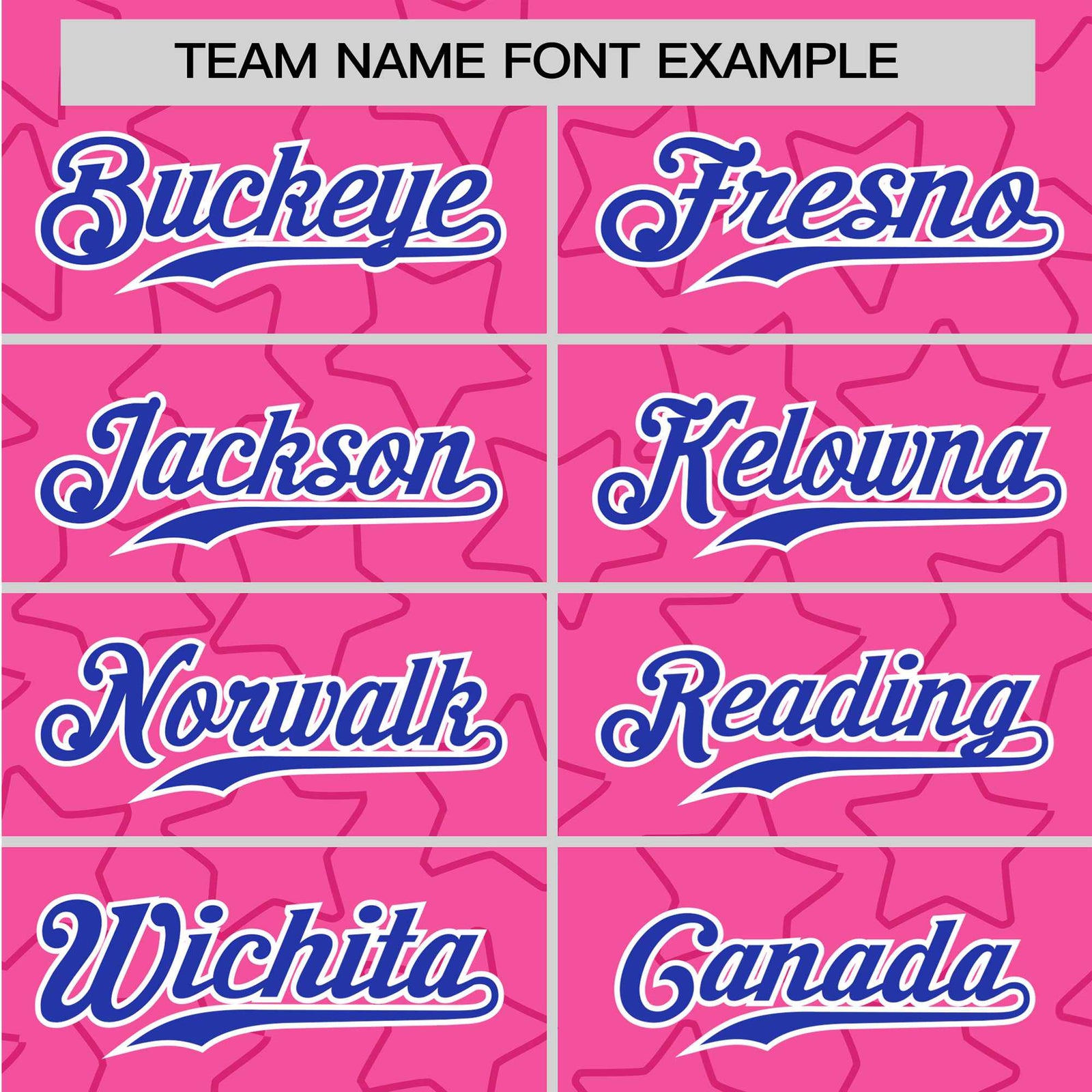 Custom Star Pink Blue Baseball Jersey Button Down Shirt Personalized for Adults/Youth