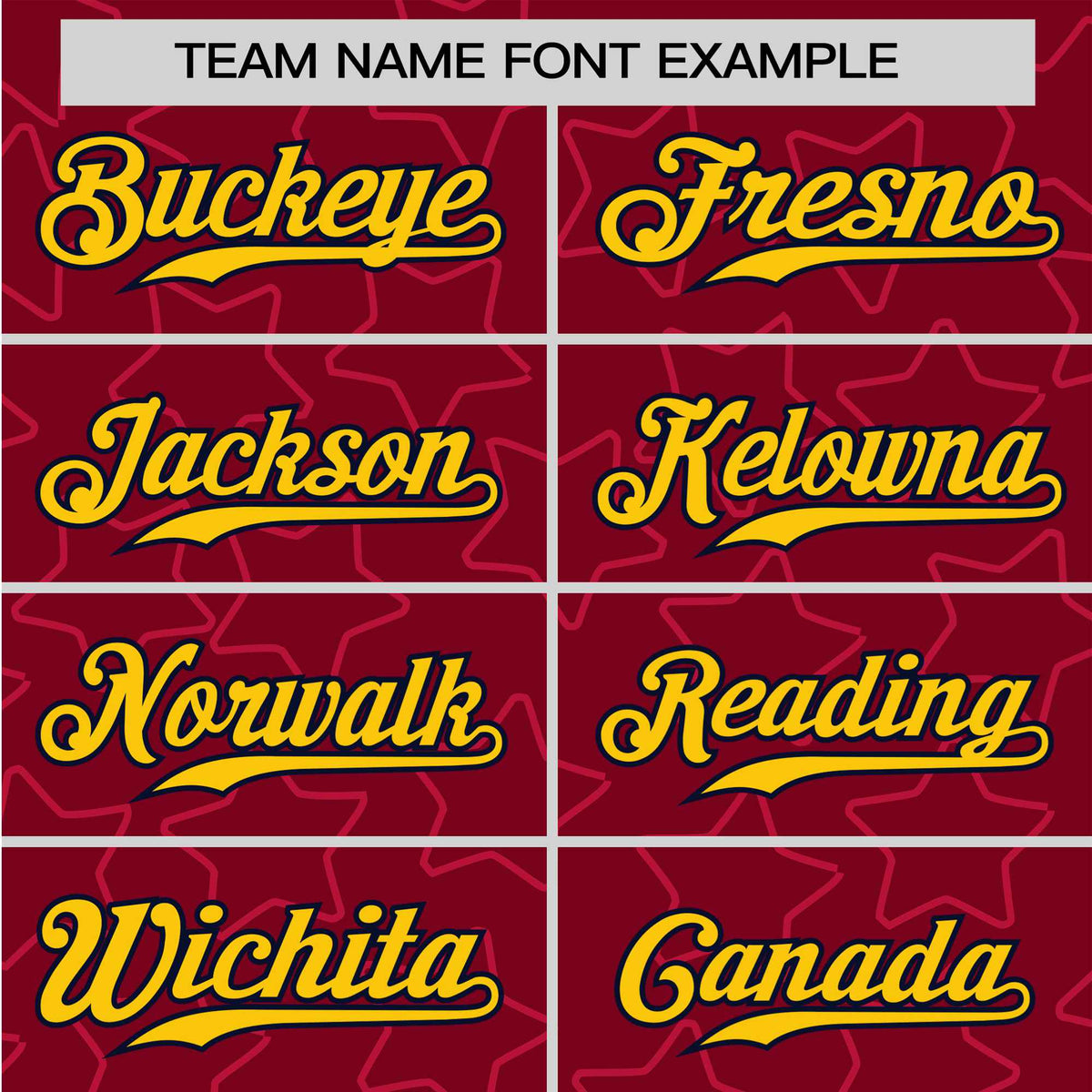 Custom Star Maroon Gold Baseball Jersey Button Down Shirt Personalized for Adults/Youth