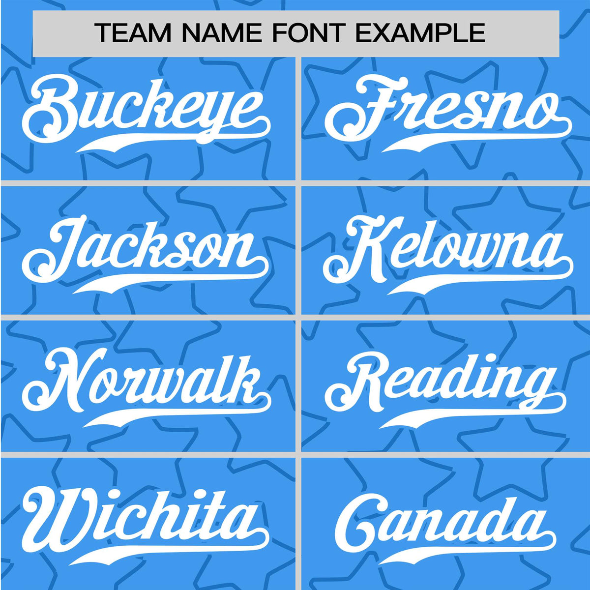 Custom Star Blue White Baseball Jersey Button Down Shirt Personalized for Adults/Youth