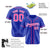 Custom Star Blue Pink Baseball Jersey Button Down Shirt Personalized for Adults/Youth