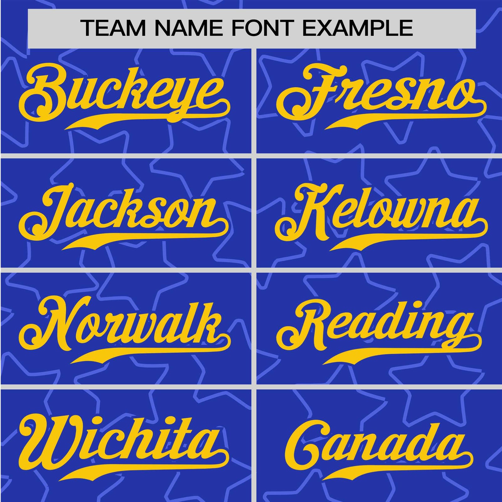 Custom Star Blue Gold Baseball Jersey Button Down Shirt Personalized for Adults/Youth