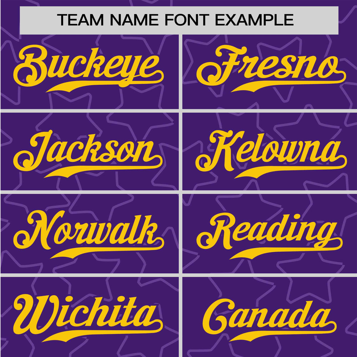 Custom Star Purple Gold Baseball Jersey Button Down Shirt Personalized for Adults/Youth