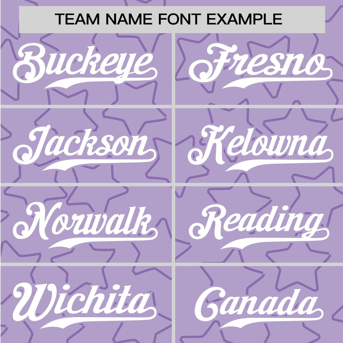 Custom Star Lavender White Baseball Jersey Button Down Shirt Personalized for Adults/Youth