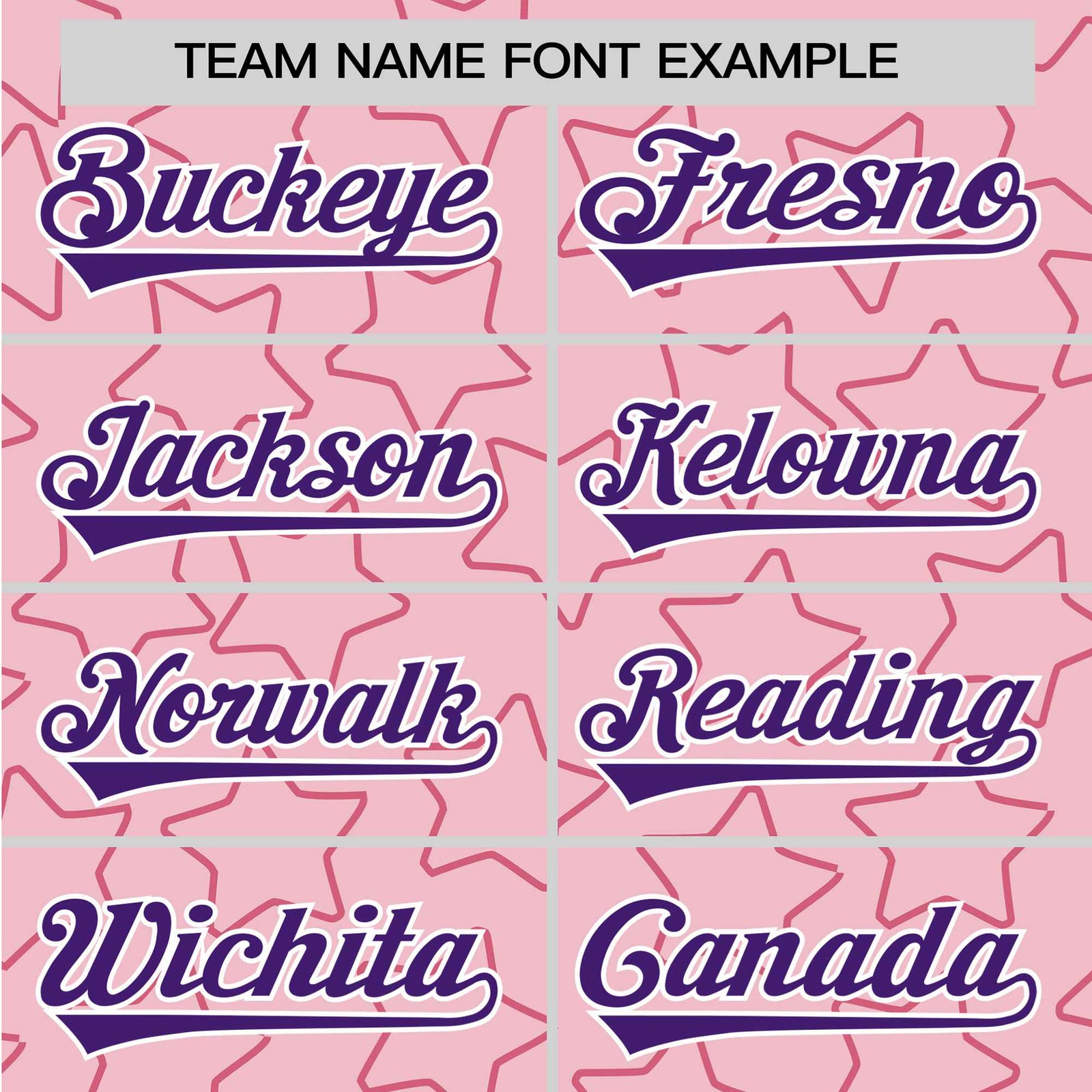 Custom Star Pink violet Baseball Jersey Button Down Shirt Personalized for Adults/Youth