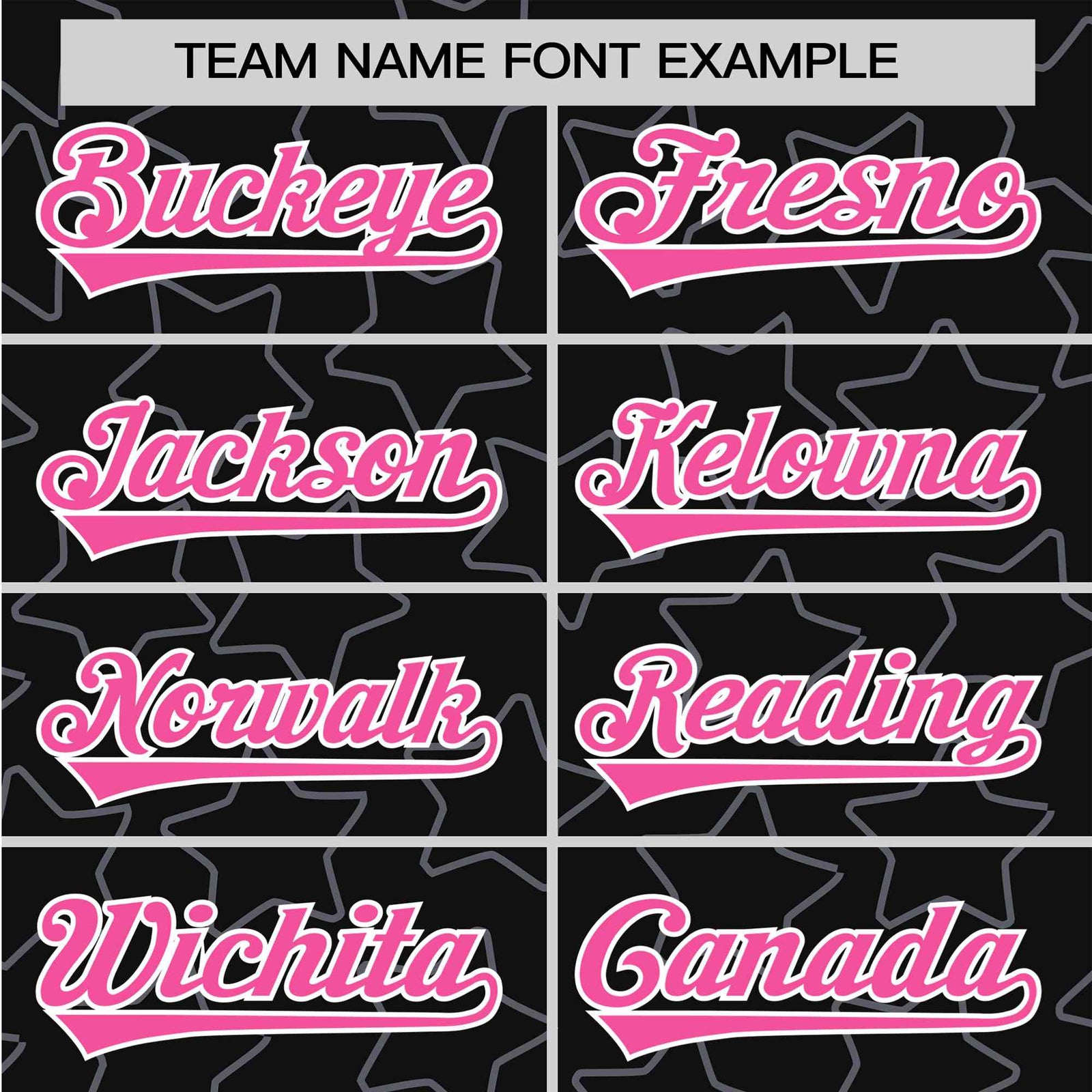 Custom Star Black Pink Baseball Jersey Button Down Shirt Personalized for Adults/Youth