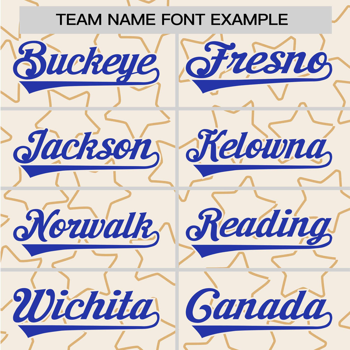 Custom Star Cream Blue Baseball Jersey Button Down Shirt Personalized for Adults/Youth