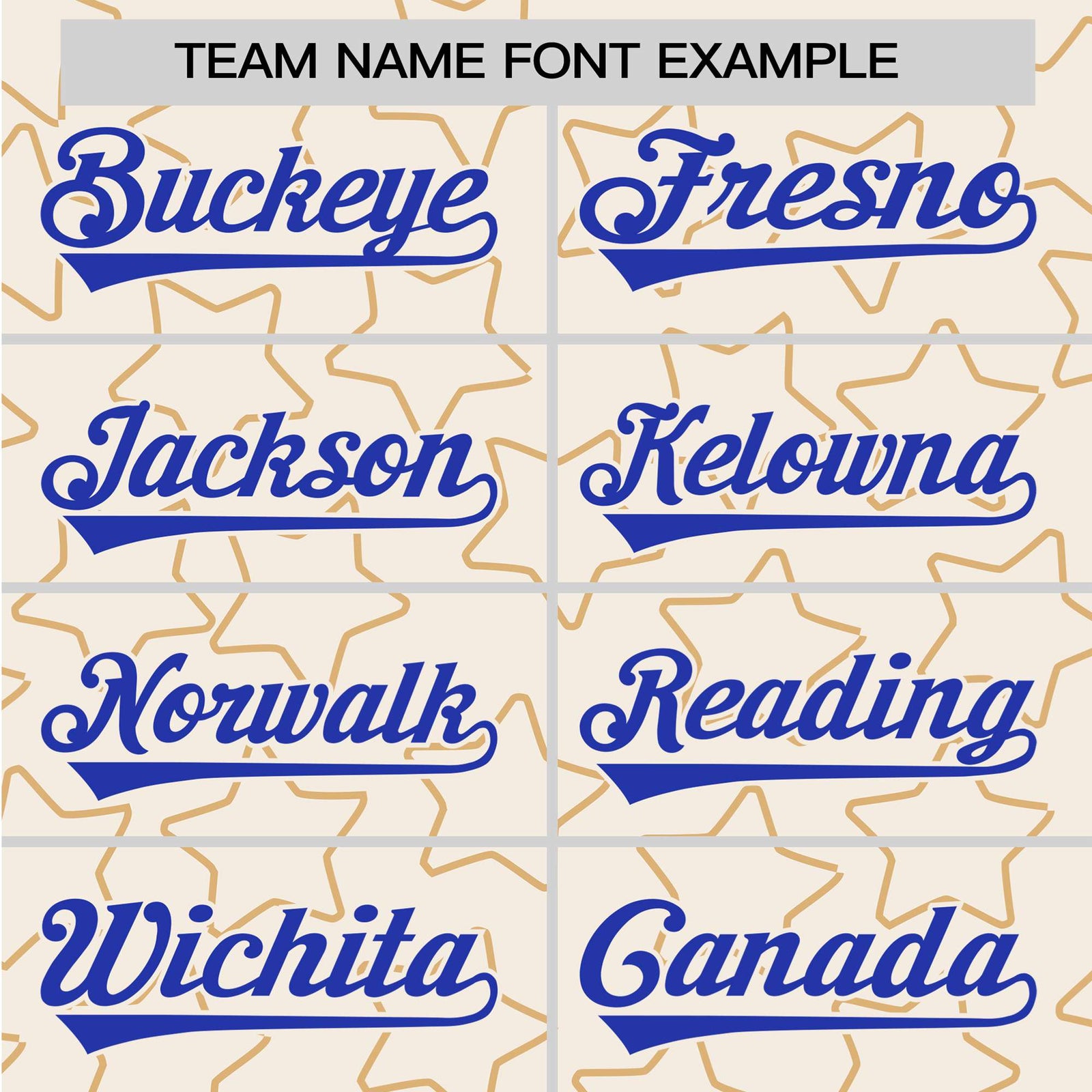 Custom Star Cream Blue Baseball Jersey Button Down Shirt Personalized for Adults/Youth