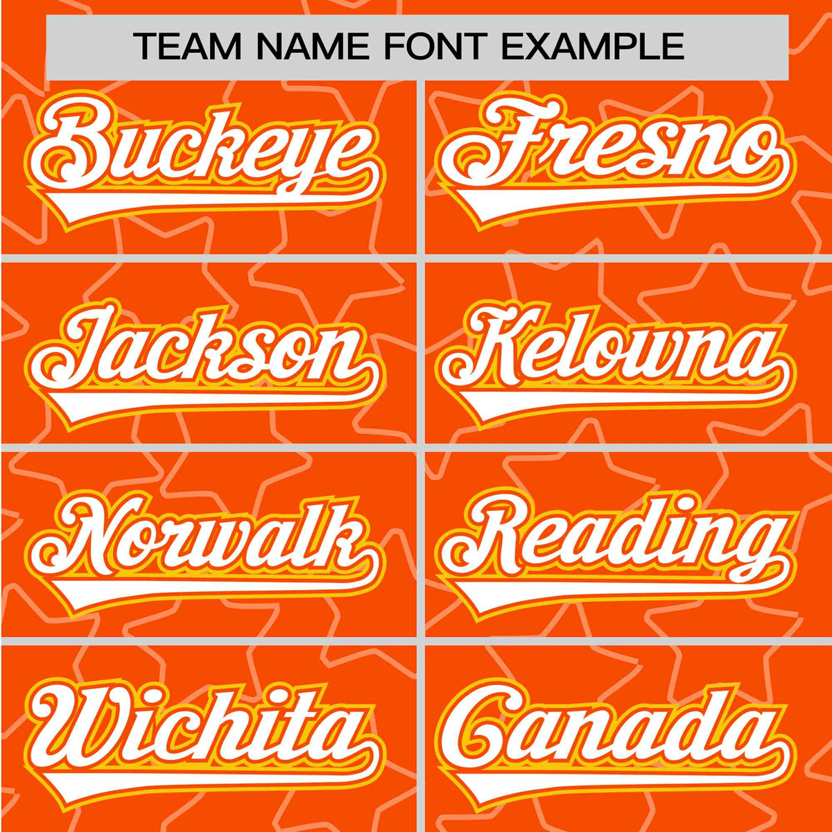 Custom Star Orange White-Gold Baseball Jersey Button Down Shirt Personalized for Adults/Youth