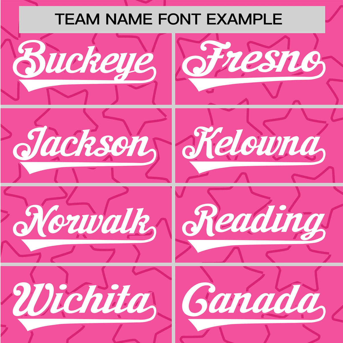 Custom Star Pink White Baseball Jersey Button Down Shirt Personalized for Adults/Youth