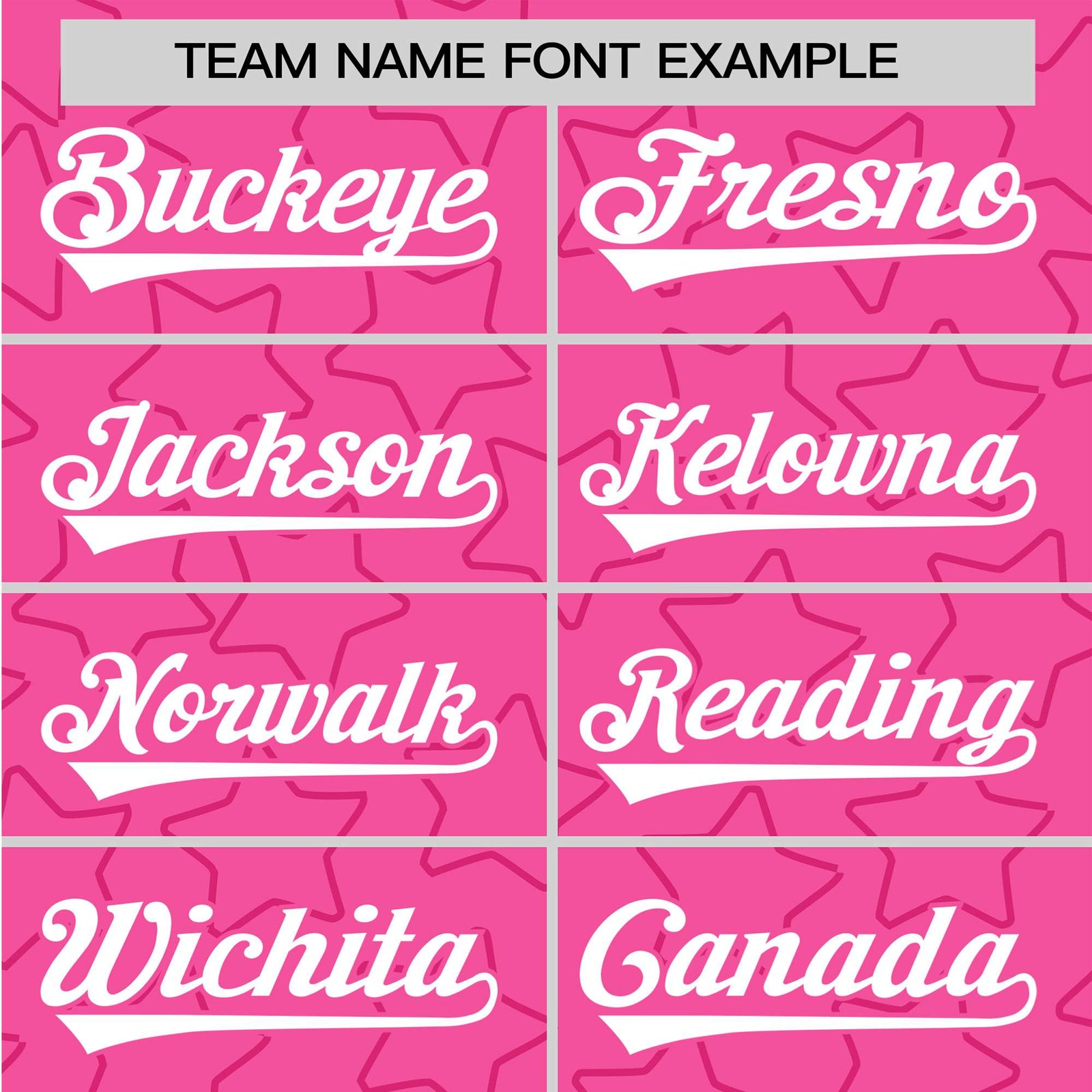 Custom Star Pink White Baseball Jersey Button Down Shirt Personalized for Adults/Youth