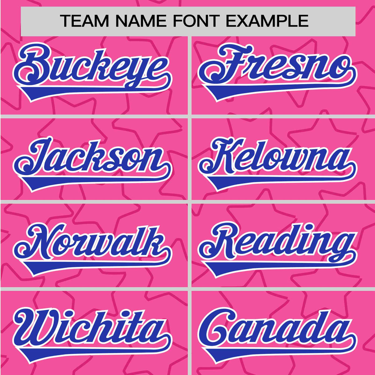 Custom Star Pink Blue Baseball Jersey Button Down Shirt Personalized for Adults/Youth