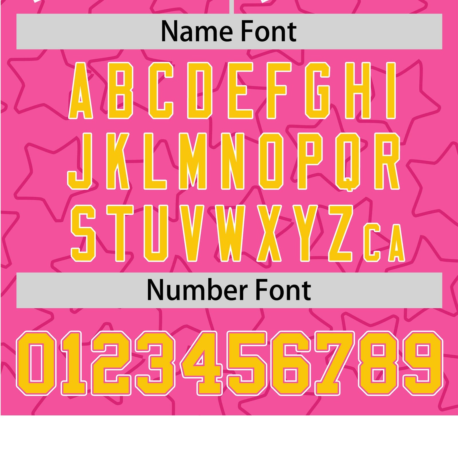 Custom Star Pink Yellow Baseball Jersey Button Down Shirt Personalized for Adults/Youth