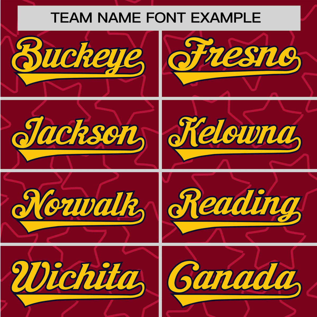 Custom Star Maroon Gold Baseball Jersey Button Down Shirt Personalized for Adults/Youth