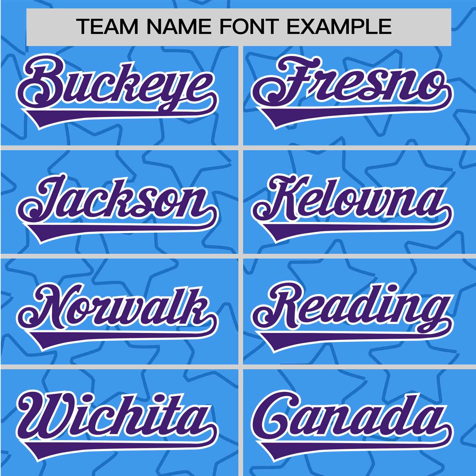 Custom Star Blue Purple Baseball Jersey Button Down Shirt Personalized for Adults/Youth