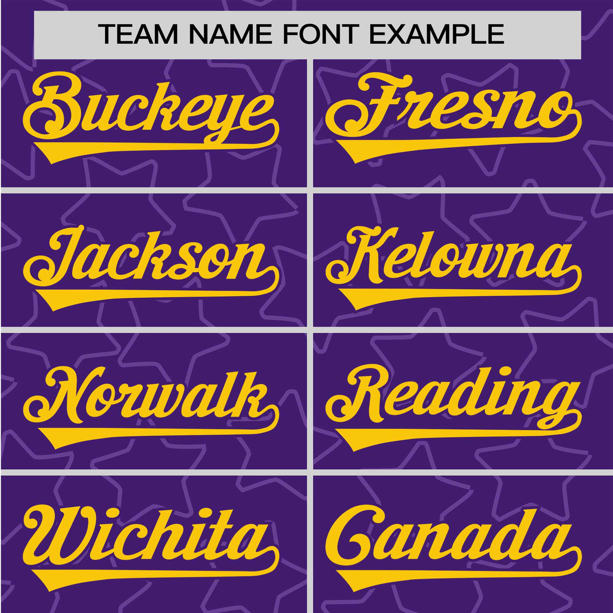 Custom Star Purple Gold Baseball Jersey Button Down Shirt Personalized for Adults/Youth